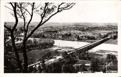 CPM Agen Vue Sur la Garonne et le Pont Canal