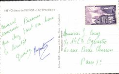 CPM Chateau de Duingt Lac D'Annecy