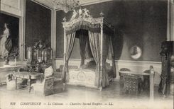 POSTAL Compiegne de la VENDIMIA que el cuarto del castillo empeora en segundo lugar