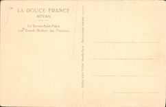 VINTAGE POSTCARD Royan the Holy office Palate large rocks of Pierrieres