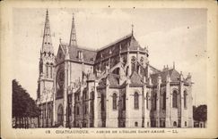 VINTAGE POSTCARD Chateauroux Apse Of the Church Saint Andre