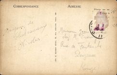 VINTAGE POSTCARD Chateauroux Apse Of the Church Saint Andre