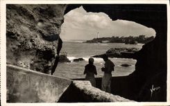 CPM Biarritz La Loge de Theatre