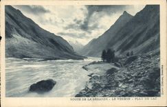 VINTAGE POSTCARD Road Of Berarde Plane Veneon of the lake