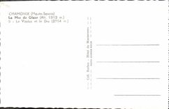 CPM Chamonix La Mer de Glace Le viaduc et le Dru 