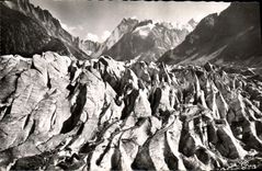CPM Chamonix La Mer de Glace Les aretes de la mer de glace