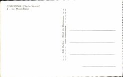 POSTAL MODERNA Chamonix Mont Blanc