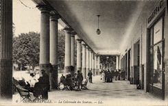 VINTAGE POSTCARD Contrexeville the Colonnade of the Sources