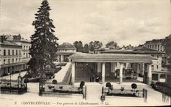 VINTAGE POSTCARD Contrexeville View of the Establishment
