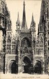 VINTAGE POSTCARD Rouen Cathedral of Frontage