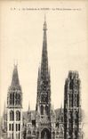 VINTAGE POSTCARD Rouen Cathedral the arrow