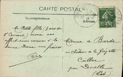 CPA Cite de Carcassonne Le Chateau Feodal entree principale