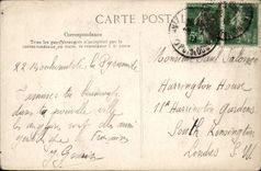 VINTAGE POSTCARD Auvergne Pittoresque the Mount Gilds one of the rocks of Sancy