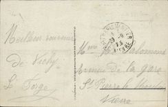 VINTAGE POSTCARD Vichy House of Celestins