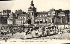 VINTAGE POSTCARD Le Havre the Casino Marie Christine