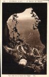 VINTAGE POSTCARD Gourdon the Path of the Paradise Seen from of the cave of the eagle