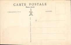 VINTAGE POSTCARD Gourdon the Path of the Paradise Seen from of the cave of the eagle