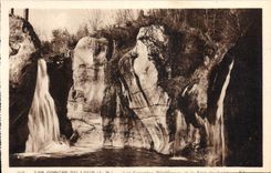 CPA Gourdon Les Gorges Du Loup La cascade 