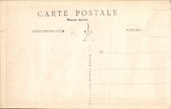 VINTAGE POSTCARD Gourdon Falls Of the Wolf the jump of the wolf seen through the petrifying cascade