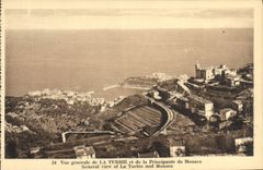 CPA La Turbie Vue generale et de la principaute de Monaco 