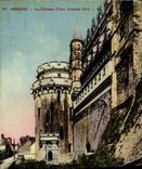 VINTAGE POSTCARD Amboise the Castle Turn Charles VIII