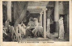 CPA Musee de Montpellier Ingres Stratonyce