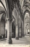 CPA Coutances Interieur de la Cathedrale Bas Cote