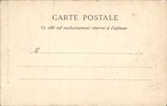 POSTAL Basilique de la VENDIMIA Saint de las dimensiones inferiores de Denis Porte del lado derecho