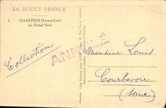 CPA Cathedrale Chartres Le portail Nord