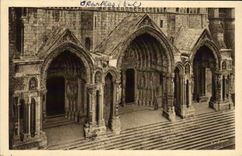 CPA Cathedrale Chartres Le portail Nord
