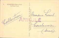 CPA Cathedrale Chartres Le portail Nord