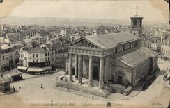 CPA Saint Germain en Laye L'Eglise Vue Prise du Chateau