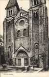 CPA Conques Facade de L'Eglise