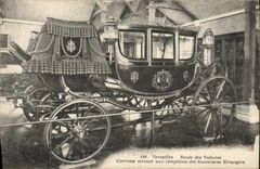 CPA Versailles Musee des Voitures Carrosse servant aux receptions des souverains etrangers 