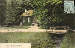 VINTAGE POSTCARD Versailles Trianon Boudoir of Marie Antoinette