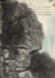 CPA Avallon Vallee du Cousin Route de Meluzien Le portrait de Gargantua