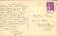 VINTAGE POSTCARD Creeks of Piana