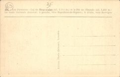 CPA Les Pyrenees Col du Tourmalet Route thermale