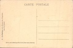 VINTAGE POSTCARD the basilica and the house of the chaplains Seen of Carmel