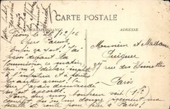 VINTAGE POSTCARD Picturesque Auvergne Riom Town hall interior Court the staircase