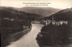 VINTAGE POSTCARD Picturesque Sites of Frank Count basins of Doubs