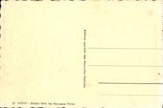 CPA Vichy Bassin dans les Nouveaux Parcs