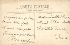 VINTAGE POSTCARD Under wood