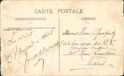 VINTAGE POSTCARD Toul View Taken of Mont Saint Michel