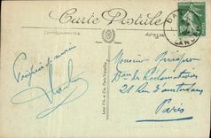 VINTAGE POSTCARD Thermal Saline Dax