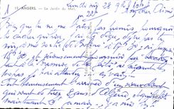 POSTAL MODERNA encoleriza el jardín del email