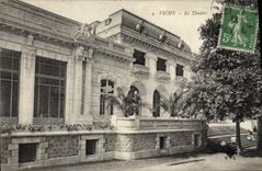 VINTAGE POSTCARD Vichy the Theater