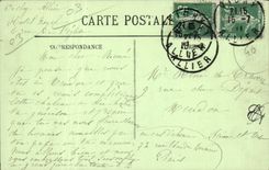 VINTAGE POSTCARD Vichy Seen from in the Park