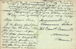 CPA Foret De Belleme Route de Mortagne