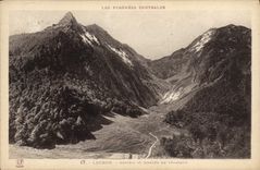 VINTAGE POSTCARD Luchon Hospics And Montee of Venasque